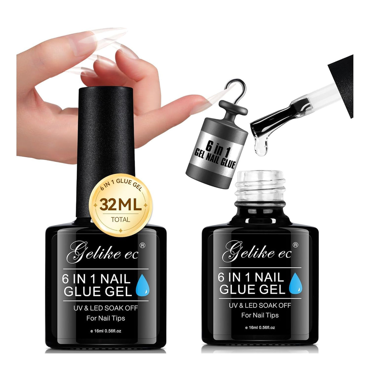 gelike ec UV Nail Glue Gel 32ML front view