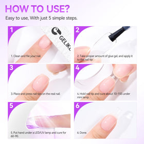 gelike ec UV Nail Glue Gel 32ML packaging details