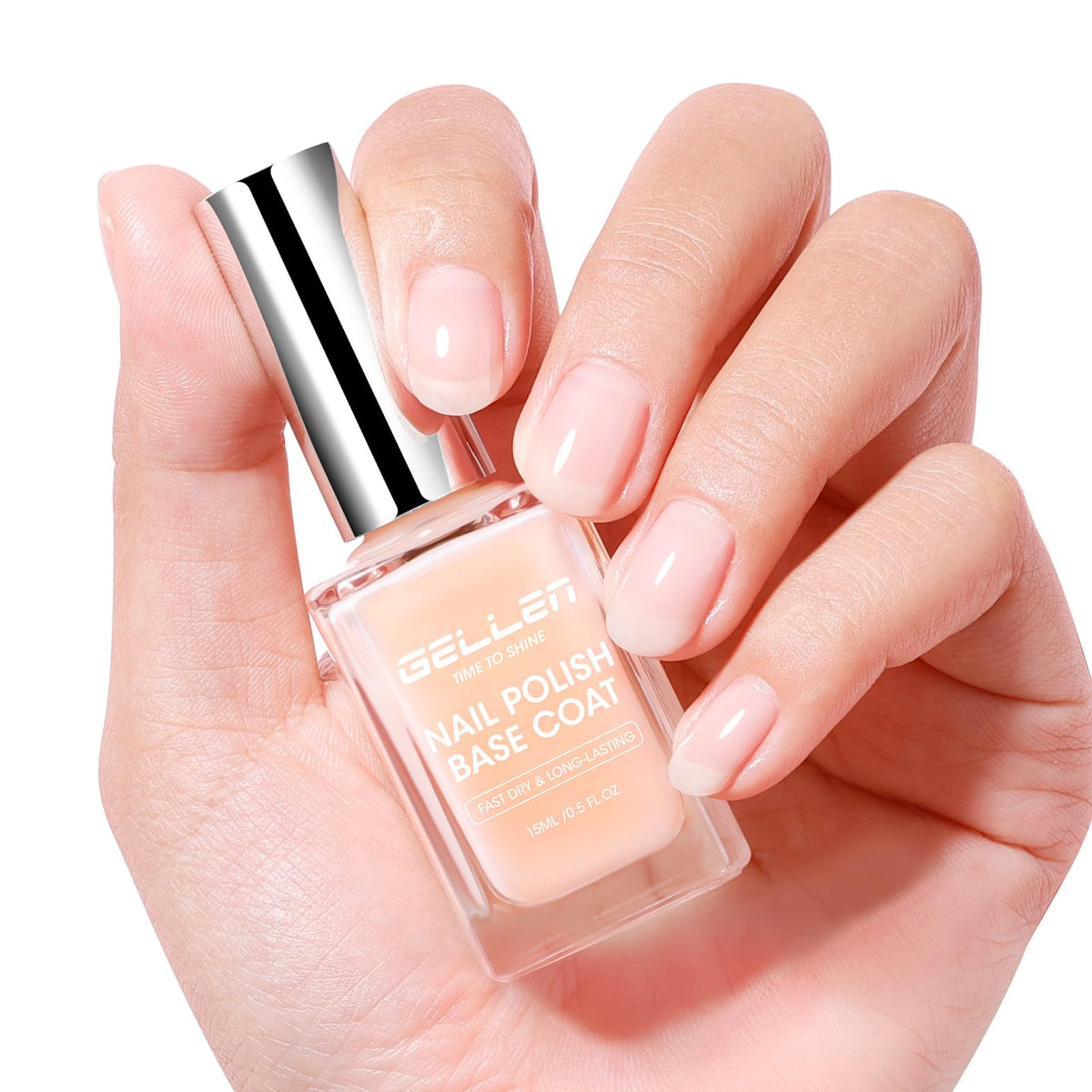 GELLEN 4 In 1 Clear Nail Polish Base Coat front view