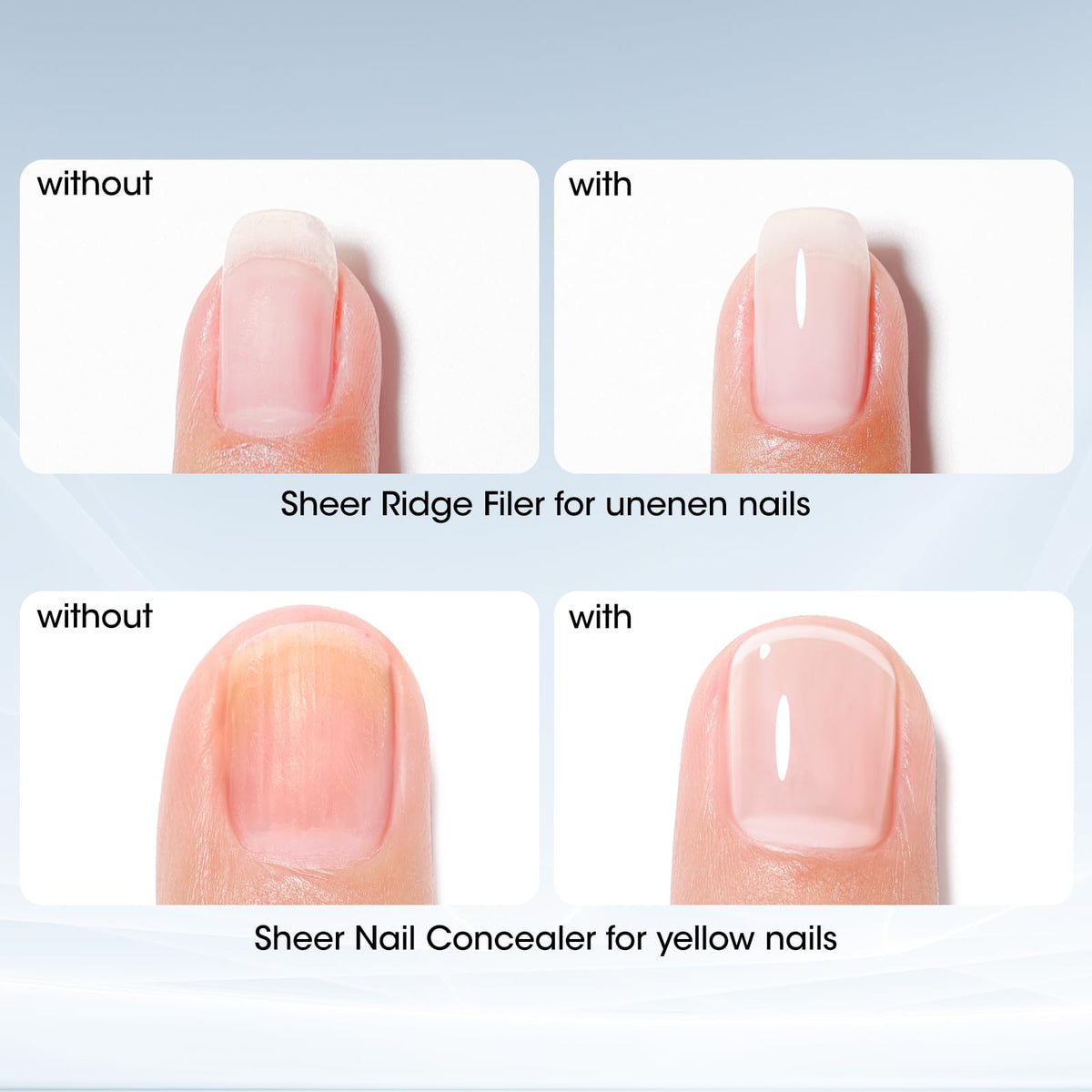 GELLEN 4 In 1 Clear Nail Polish Base Coat packaging