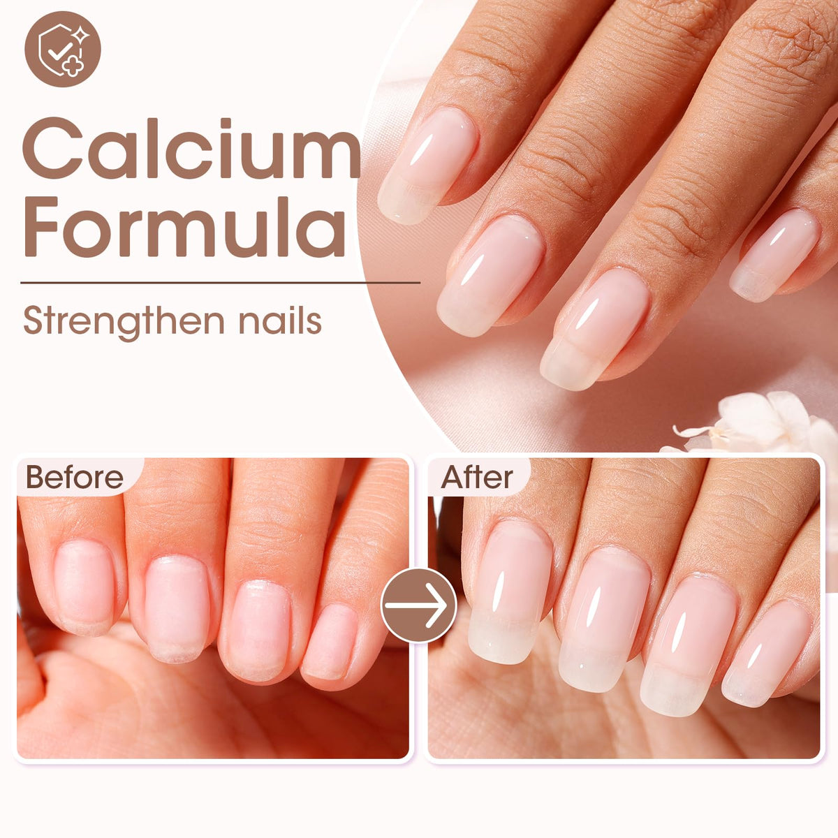 GELLEN 4 In 1 Clear Nail Polish Base Coat packaging