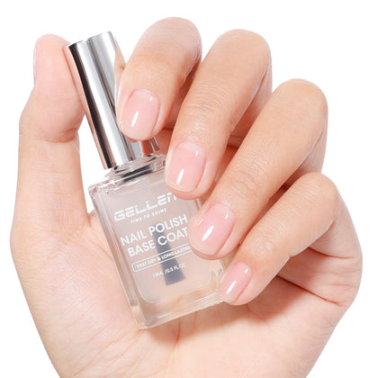 GELLEN Clear Base Coat Nail Polish bottle front view