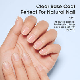 GELLEN Clear Base Coat Nail Polish with various nail polish colours