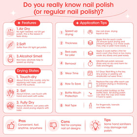 GELLEN Clear Nail Polish Base Coat bottle with a clean background