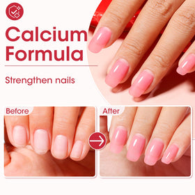 GELLEN Clear Nail Polish Base Coat brush close-up