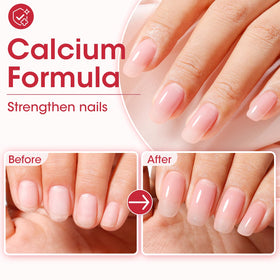 GELLEN Clear Nail Polish Base Coat on a nail care setup