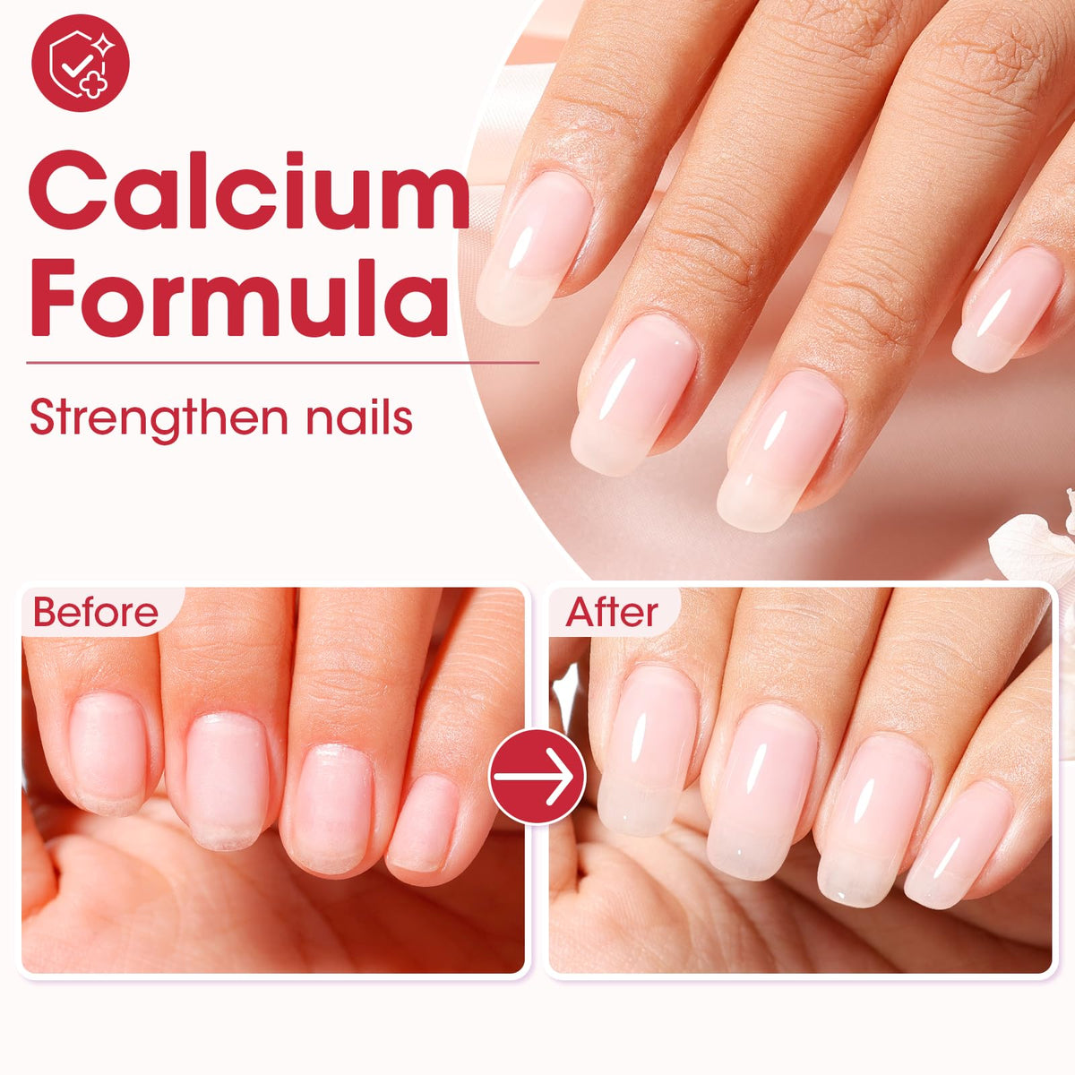 GELLEN Clear Nail Polish Base Coat packaging with product details