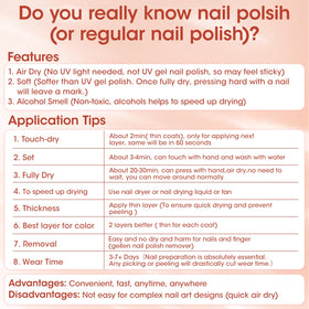 GELLEN Clear Nail Polish Base Coat Tinted Nude packaging