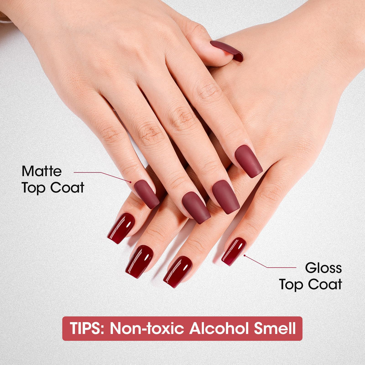 GELLEN Matte Top Coat bottle with matte finish