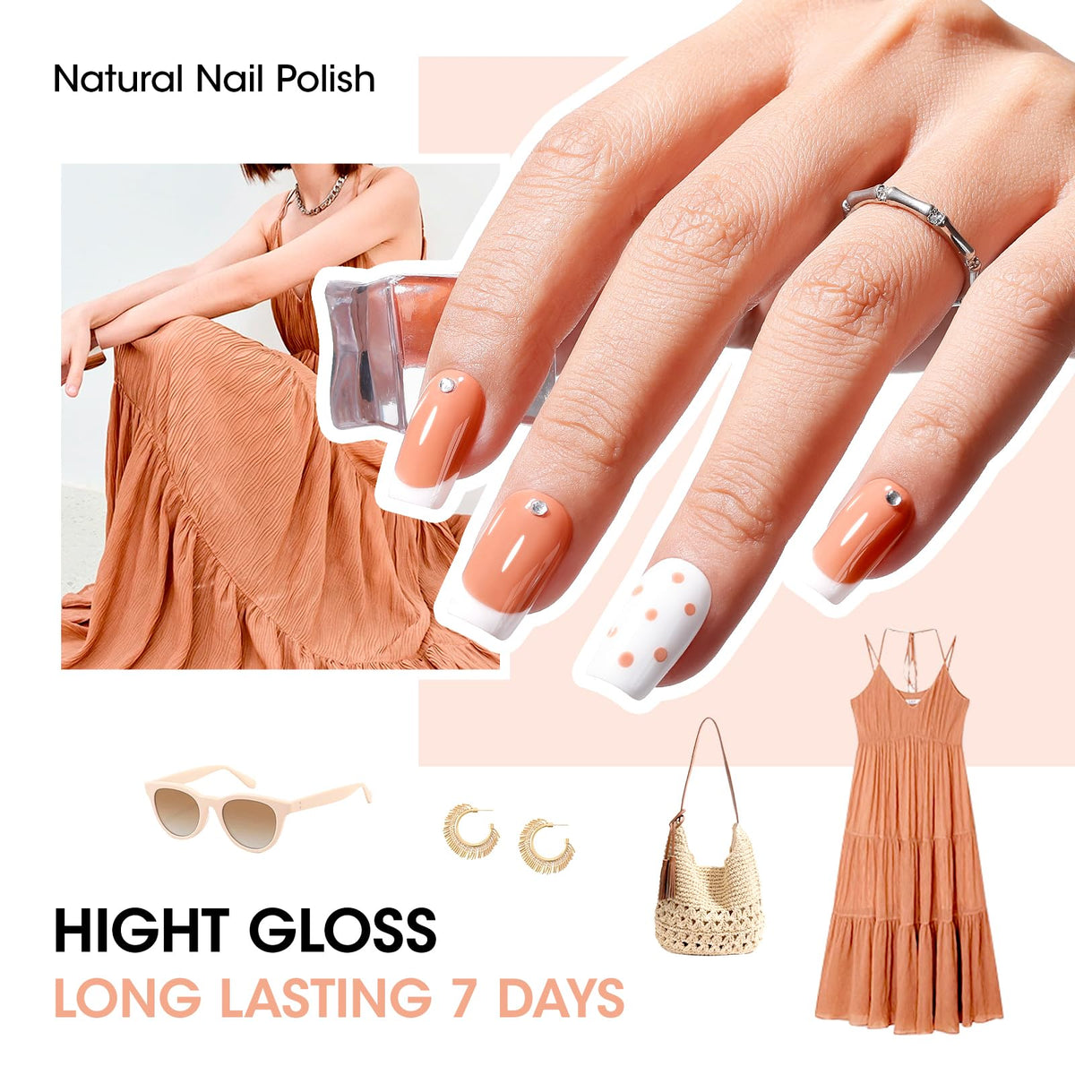 GELLEN nail polish bottle showcasing bright accent shade