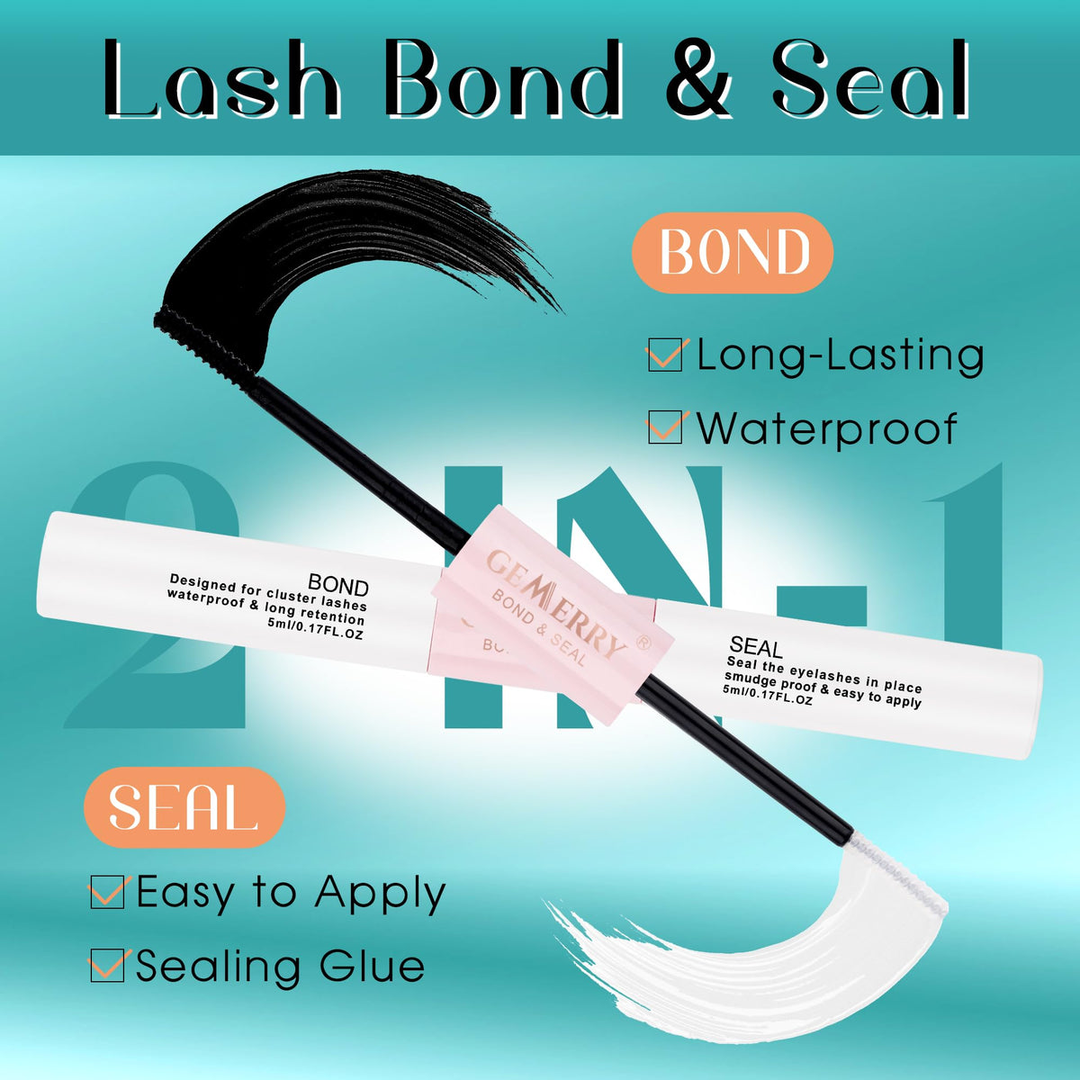 GEMERRY Lash Clusters Kit packaging showing product details