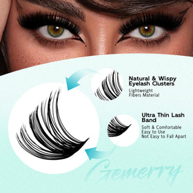 GEMERRY lash remover and tweezers included in the kit