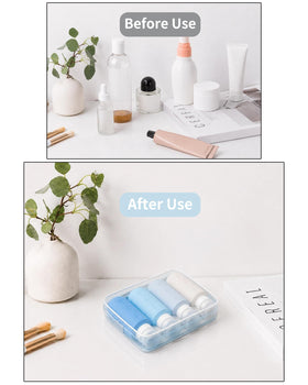Gemice Travel Bottles showing leak-proof design
