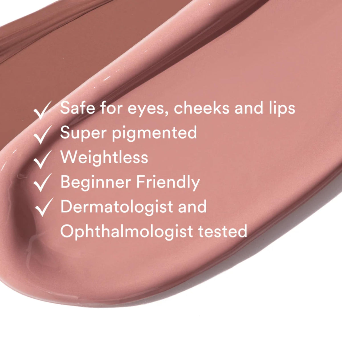 Gen See Matte Liquid Eyeshadow swatch on skin
