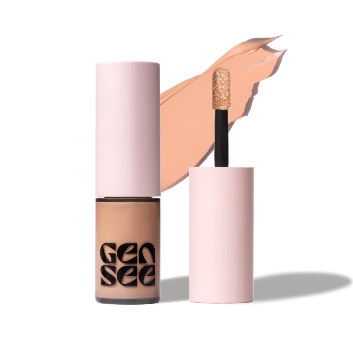 Gen See Mixed Media Matte Liquid Eyeshadow Linen Cream front view