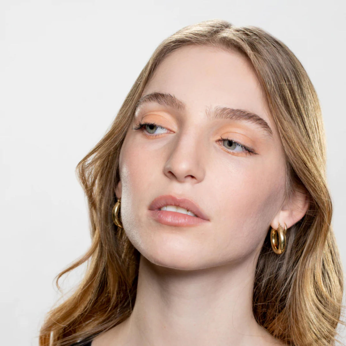 Gen See Mixed Media Matte Liquid Eyeshadow Melon Cream close-up