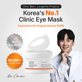 Genabelle PDRN 360° Eye Mask hydrogel pads close-up