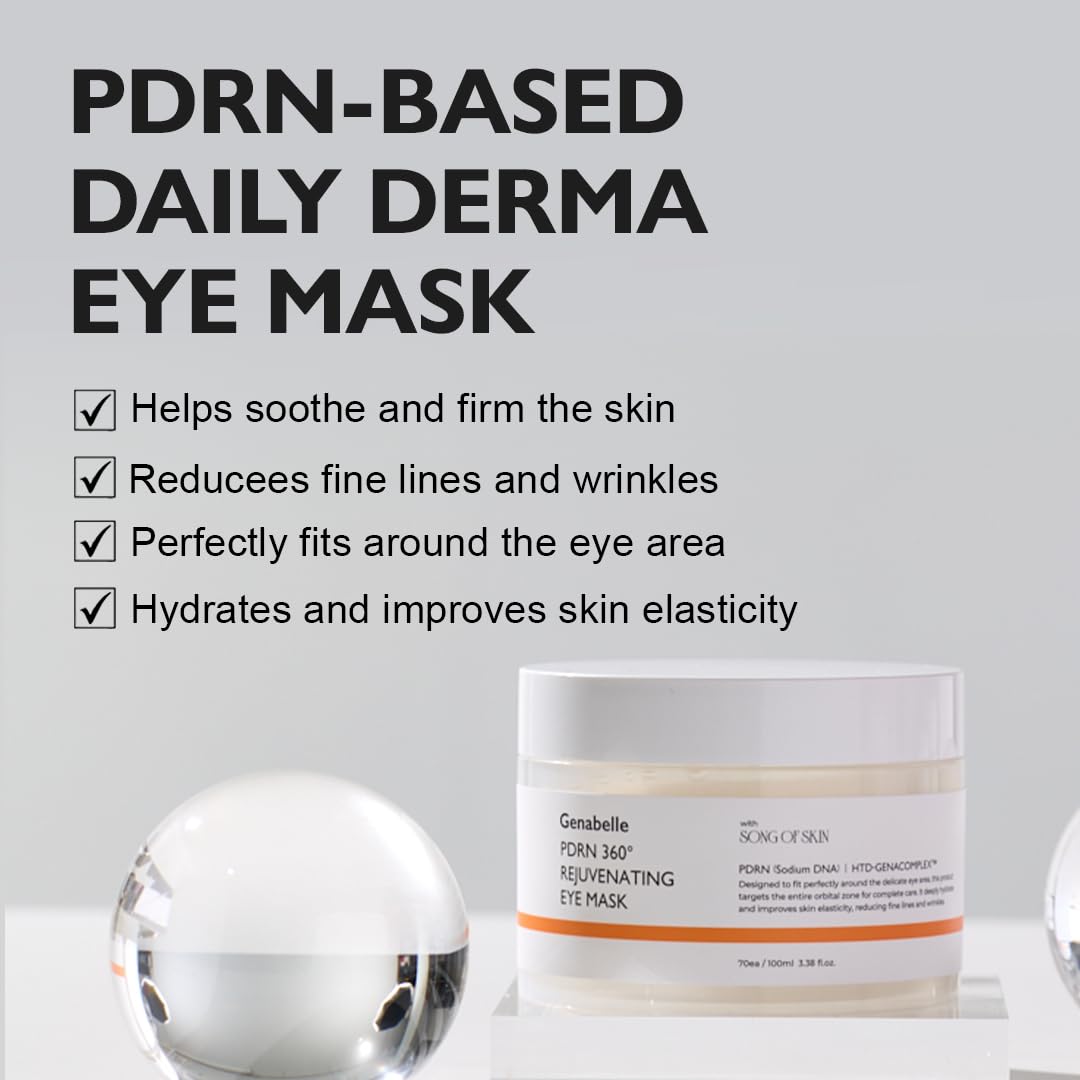 Genabelle PDRN Eye Mask application on model