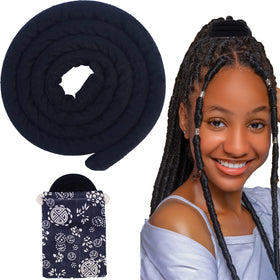 Generic 32'' Spiral Lock Hair Tie in dark colour front view