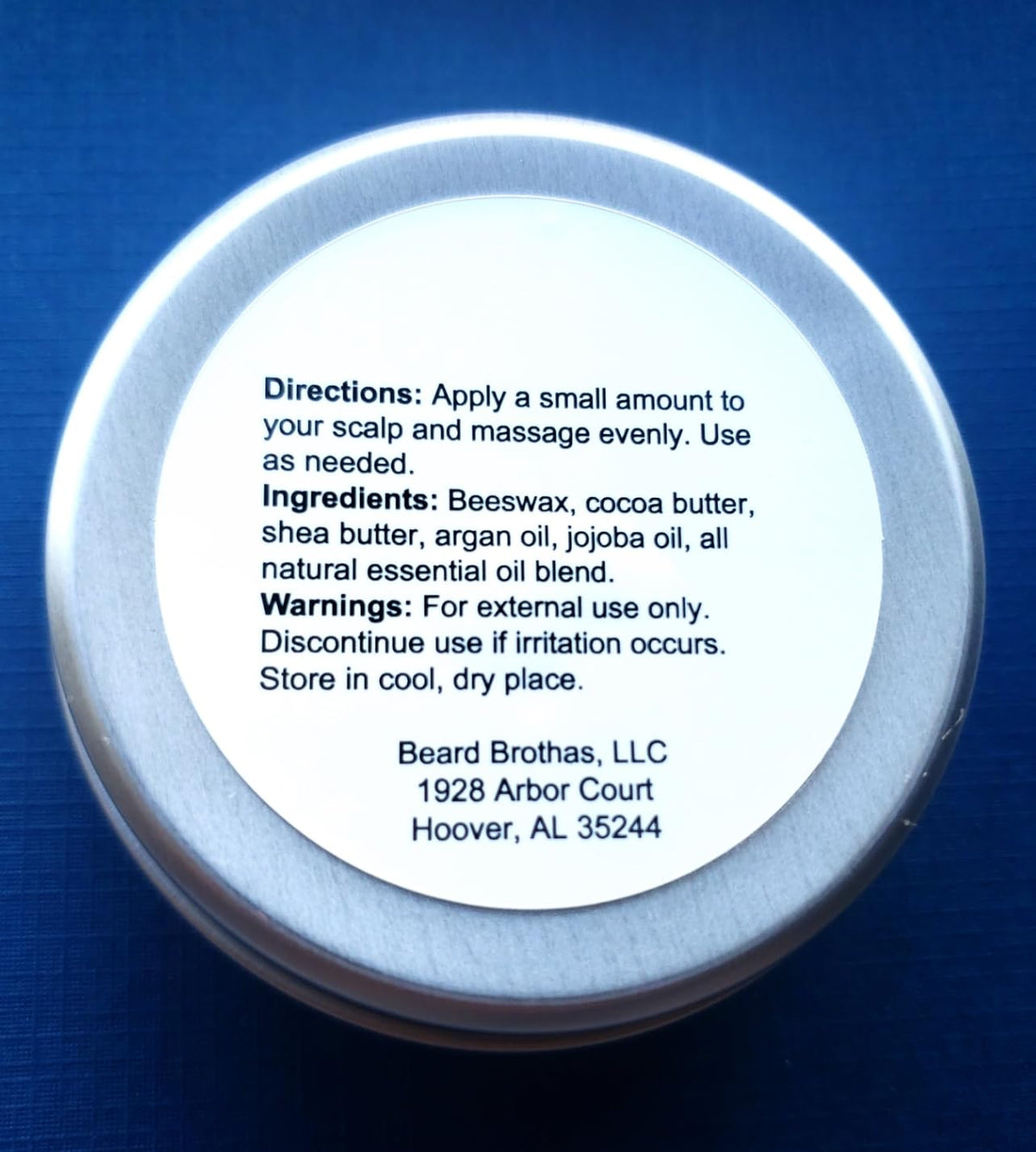Generic Bald Head Balm in a bathroom setting