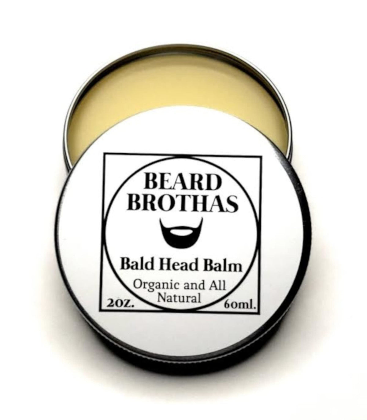 Generic Bald Head Balm Moisturizer front view with packaging
