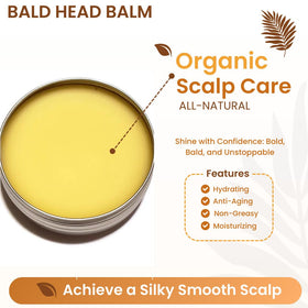 Generic Bald Head Balm with natural essential oils