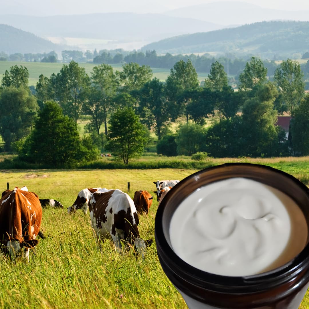 Generic Beef Tallow Face Moisturizer 150g application on skin