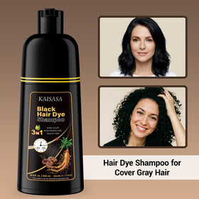 Generic Hair Dye Shampoo in a bathroom setting