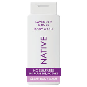 Generic Native Clean Body Wash Lavender & Rose front view
