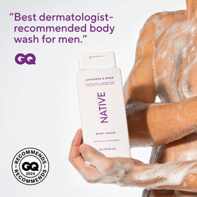 Generic Native Clean Body Wash Lavender & Rose packaging details