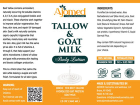 Generic Tallow & Goat Milk Body Lotion applied on skin