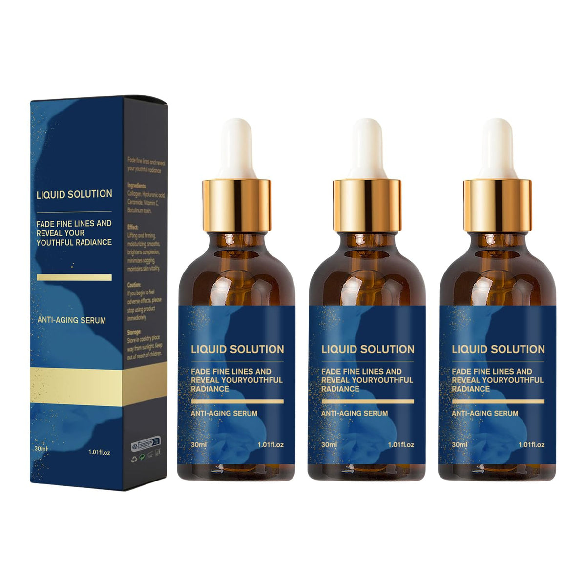 Generic Vitamin C & E Serum 3pcs packaging front view