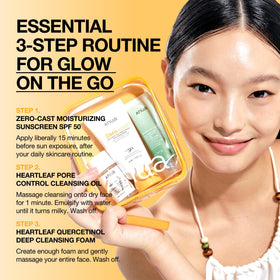 Gentle foaming cleanser from ANUA Sun-Ready Travel Kit