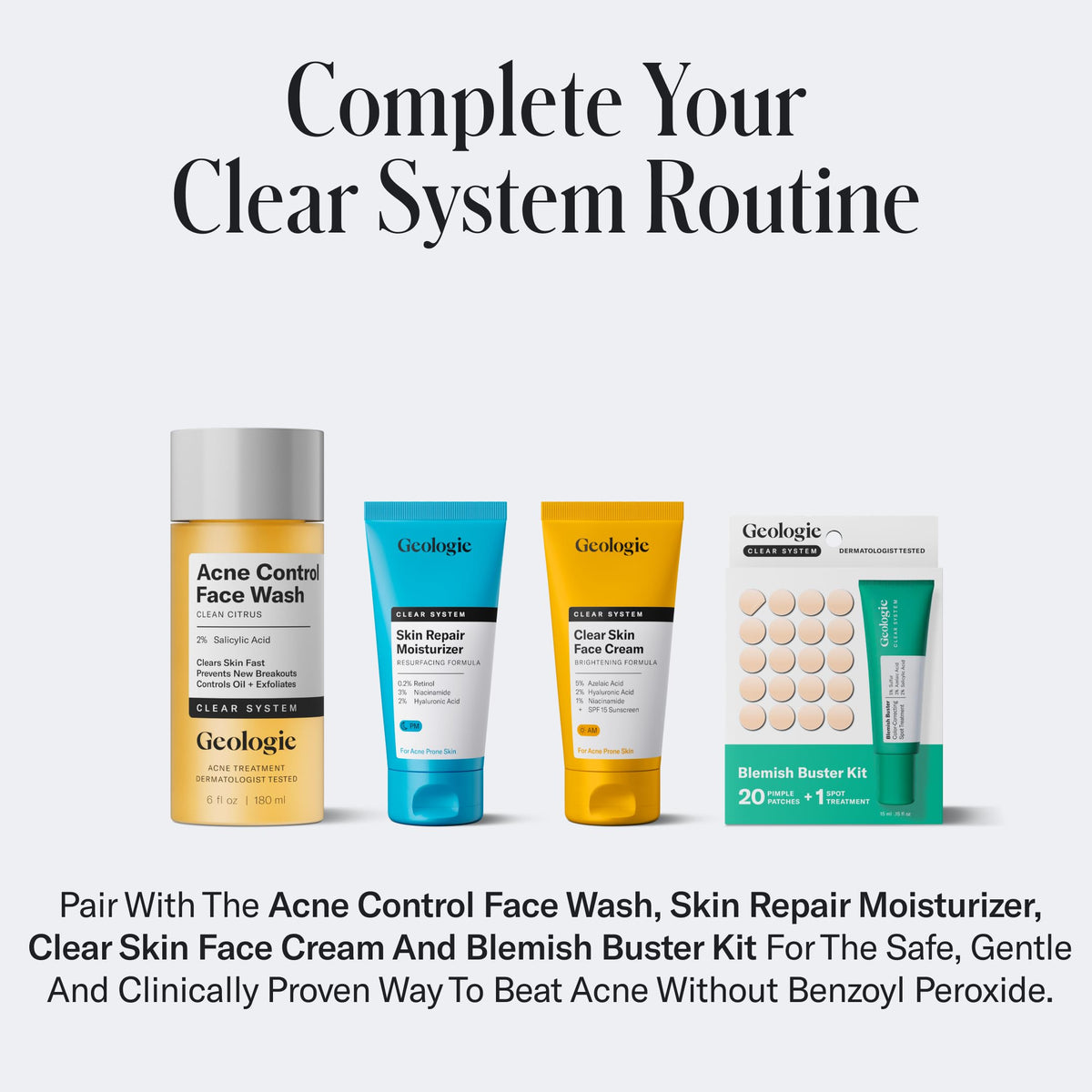 Geologie Acne Control Body Wash with suds