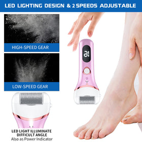 Geopu Electric Foot Callus Remover with LCD battery display