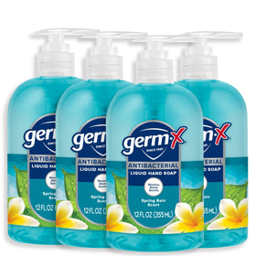 Germ-X Antibacterial Hand Soap 12 Oz pack of 4 front view