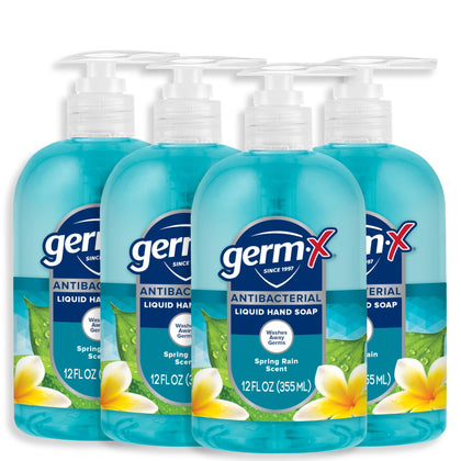 Germ-X Antibacterial Hand Soap 12 Oz pack of 4 front view