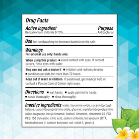 Germ-X Antibacterial Hand Soap showing rich lather