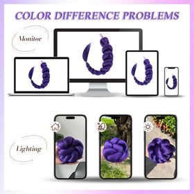 GetGal purple ponytail in a party setting