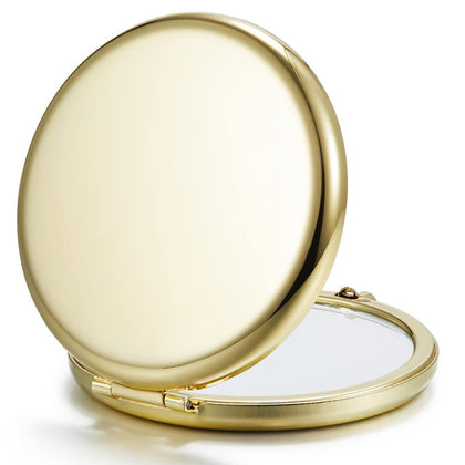 Getinbulk 6-piece compact mirror set in Gold, front view