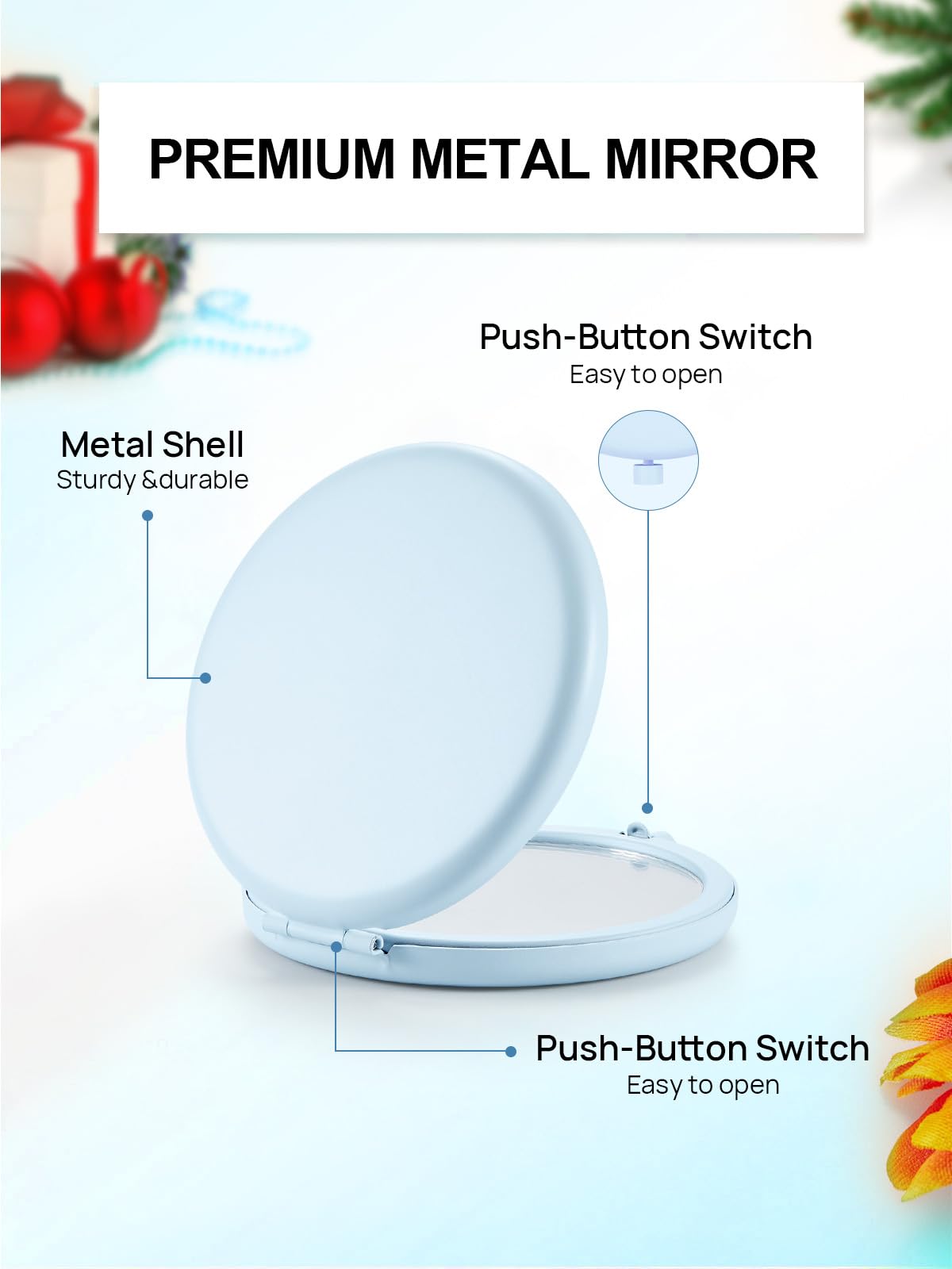 Getinbulk Compact Mirror in a purse for easy access