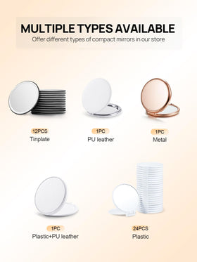 Getinbulk Compact Mirror in gold colour option