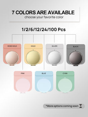 Getinbulk compact mirror in gold with smooth surface