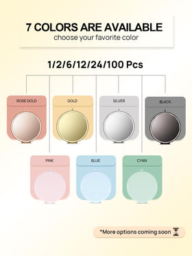 Getinbulk Compact Mirror in Onyx Black side view