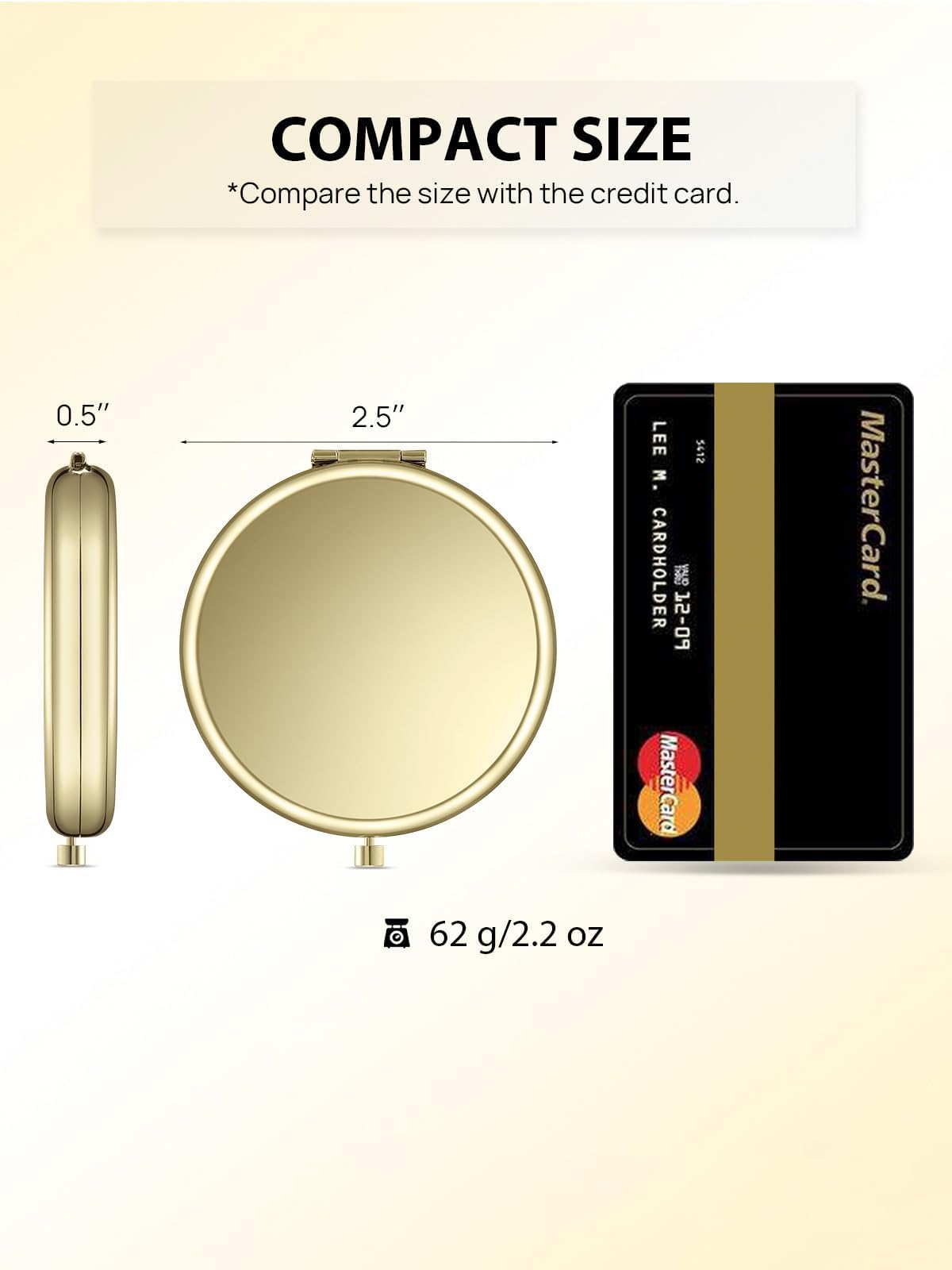 Getinbulk Compact Mirror in Rose Gold