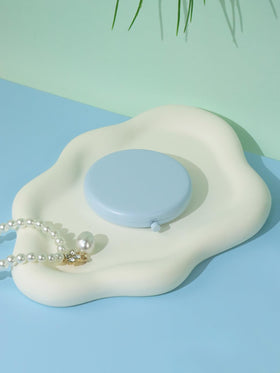 Getinbulk Compact Mirror set displayed on a vanity