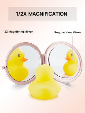 Getinbulk Compact Mirror showing 1X magnification