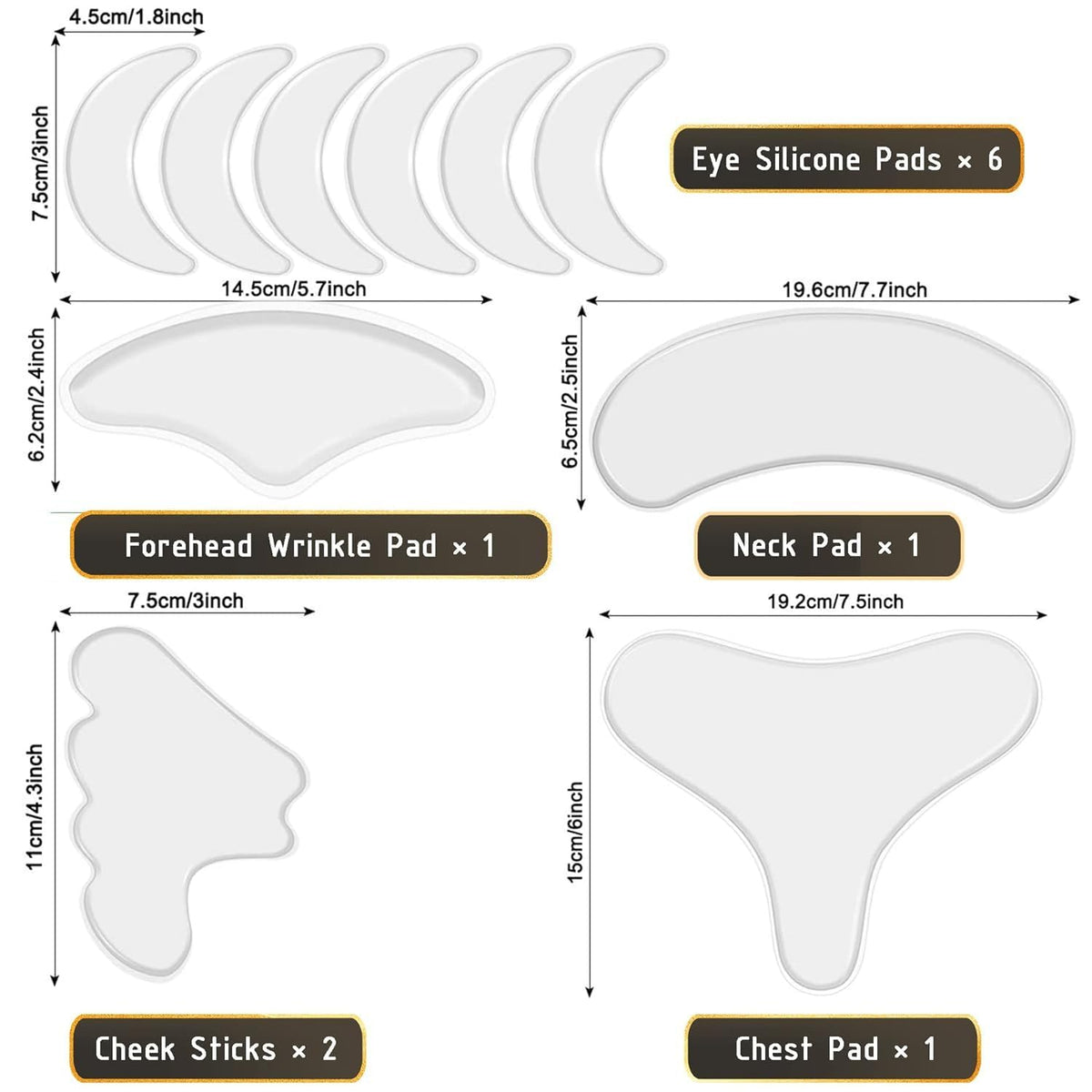 GETPUNA patches laid out on a flat surface