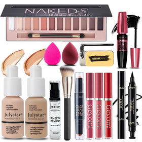 Geyomi All in One Makeup Kit front view with 12 eyeshadow colours