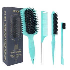 GFDCK Curl Defining Brush front view with ergonomic handle